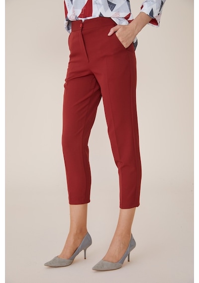 Soralline Kadın Kiremit Pantalon 1695 Kiremit