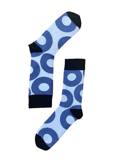 The Socks Company Daire Desenli-1800 Çok Renkli
