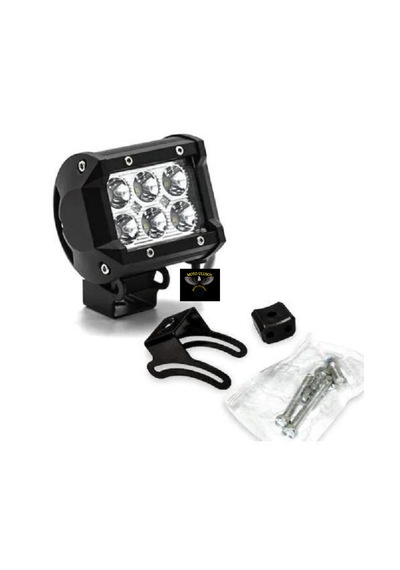 Sis Farı Kare Çalışma Lambası Off Road Beyaz 6 Ledli Çakarlı