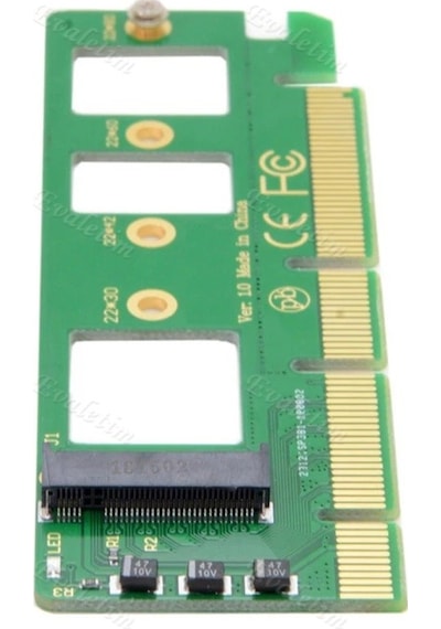 M.2 Nvme Ssd To Pcıe Card M2 Key 4387A Express 960 Evo Kart Çevir