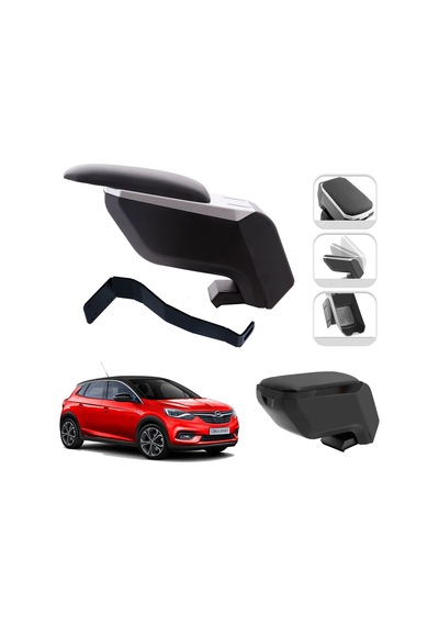 Mis Paket Opel Corsa F 2020-2024 Delmesiz Çelik Ayaklı Kolçak + Askılı Koku + Micro Fiber Bez + Torpido Süngeri