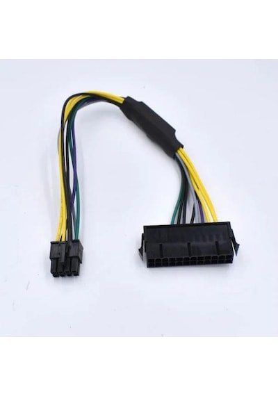 24 pin 8 pin çevirici Dell Uyumlu optiplex 3020 7020 9020 atx 8 pin power 24 pin kablo 30 cm
