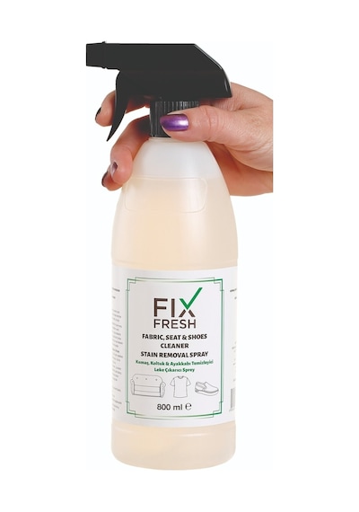 Fixfresh Koltuk Kumaş Ayakkabı Giysi Çamaşır Leke Çıkarıcı Temizleyici Sprey 2 x 800 ML