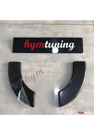 Seat Leon Aero Tampon Flap Seti Sağ + Sol Parlak Siyah