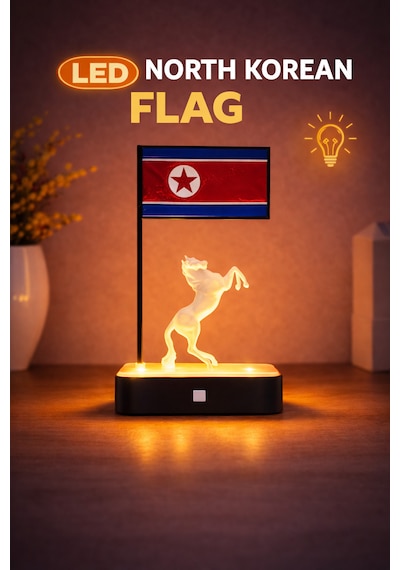 Kuzey Kore Bayrak Led Masaüstü Dekor Kişiye Özel İsimli Minimal Tasarım Modern Ev Ofis Aksesuarı Hediyelik 3d Baskı Gece Lambası Ebat-Renk-20Cm-Siyah Kuzey Kore Bayrak Led Masaüstü Dekor Kişiye Özel İsimli Minimal Tasarım Modern Ev Ofis Aksesuarı Hediyelik 3d Baskı Gece Lambası Ebat-Renk-20Cm-Siyah