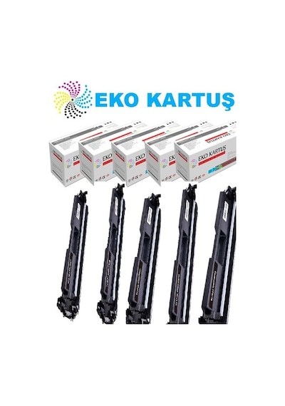 Eko Kartuş Hp 102A(17A) Ekonomik lı 5’li Paket Toner