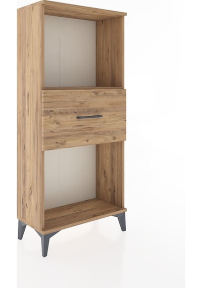 Hyperion Dolap Tek Raflı Tek Çekmeceli 60x44x134 Çam-çam Çam