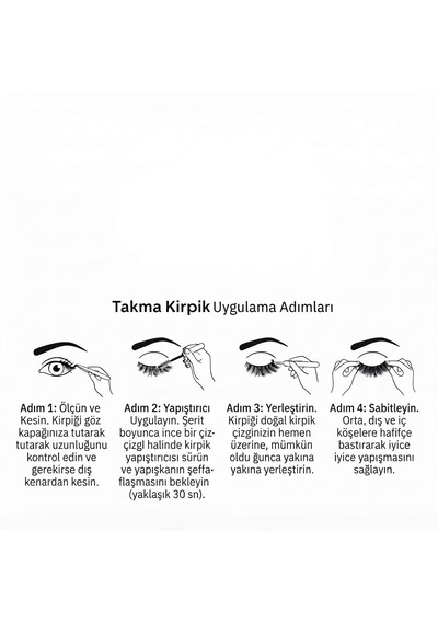 Ocean Asu 819 5d Mink Doğal Görünümlü Şerit Takma Kirpik Tekrar Kullanılabilir Vegan