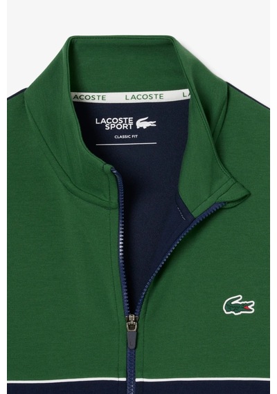 Lacoste Men's Hoodie Sweatshirt Erkek Tam Fermuar Sweatshirt Lacivert Yeşil