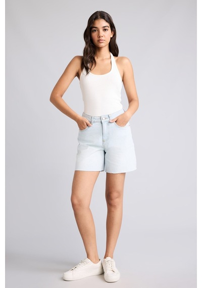 Defacto Jean Bermuda Şort I6045ax26hsnm85 İndigo-nm85