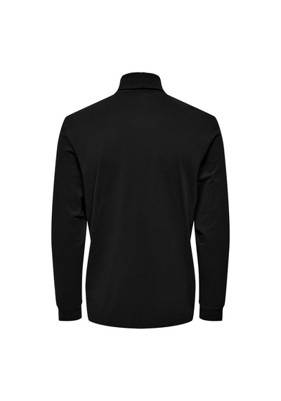 Onsthor Reg Roll Neck Erkek Siyah Sweatshirt - 22026436 Siyah