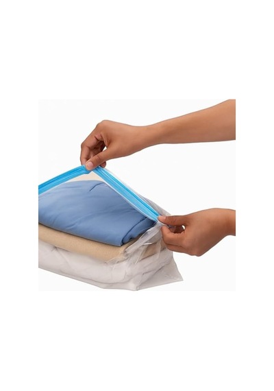Vakumlu Hurç Saklama Torbası 73x130 Cm Vakumlu Giysi Ve Yorgan Saklama Poşeti, Elektrikli Süpürge İle Hava Alma