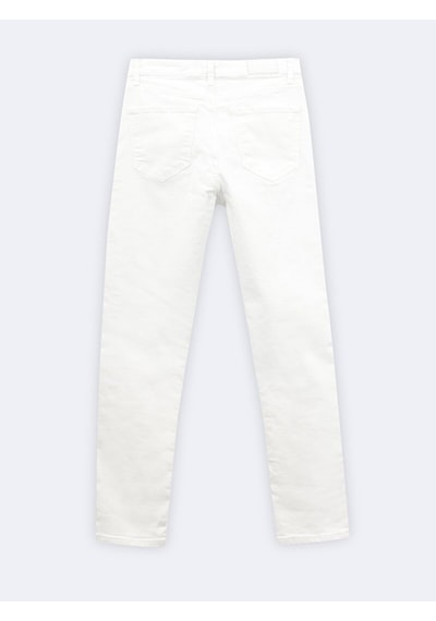 Ltb Ronna X Yüksek Bel Dar Paça Slim Jean Pantolon 010095164014876 100 010095164014876_100 Beyaz