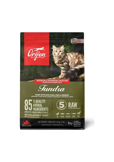 Orijen Tundra Tahılsız 1.8 Kg Yetişkin Kedi Maması