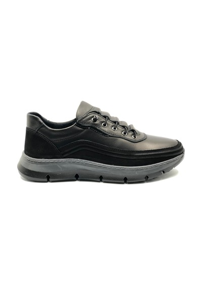 Dropland 9212 Hakiki Deri Erkek Casual Ayakkabı Siyah
