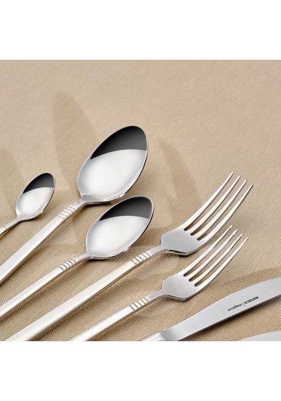 Karaca Elegance Nil Platin 12 Kişilik 84 Parça Çatal Kaşık Bıçak Takımı Diğer