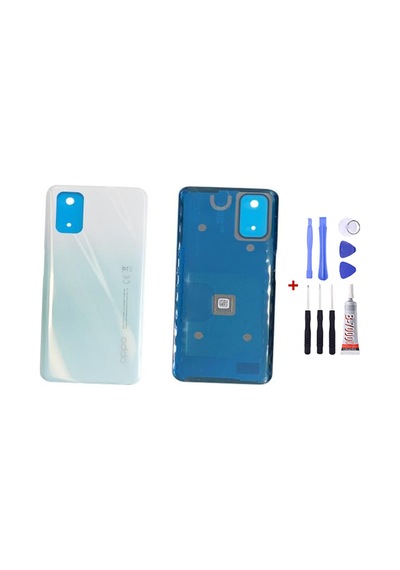 Oppo A52 Yeşil Arka Cam Kapak Pil Kapağı Tamir Set B7000 Set Yeşil