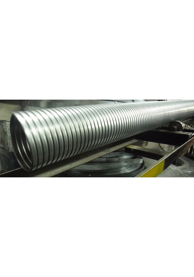 Jeneratör Egzoz Spirali 90 Mm Galvanizli 1 Metre