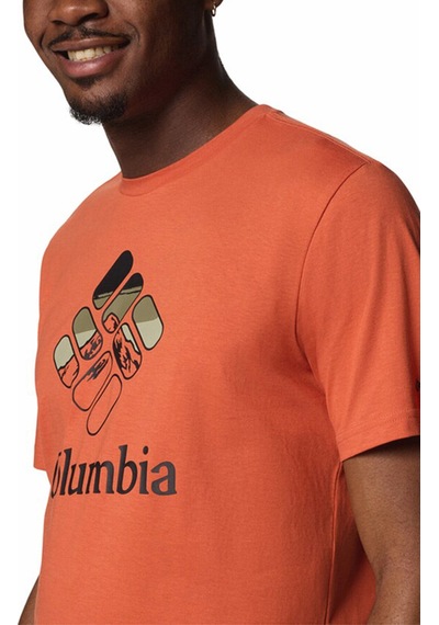 M Rapid Ridge Graphic Tee Turuncu