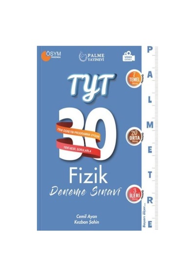 Palme Tyt Fizik Palmetre 30 Deneme Sınavı
