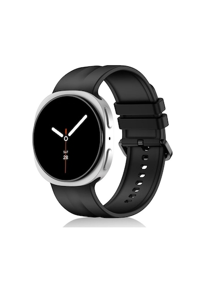 Samsung Uyumlu Galaxy Watch 9/8 40mm 44mm Classic 46mm Lansman 1-1 Kordon Spor Silikon Band Str-86