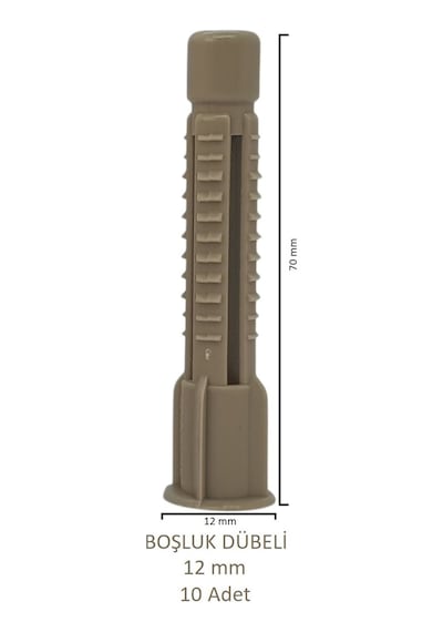 Tuğla Boşluk Dübeli 12 Mm 10 Adet