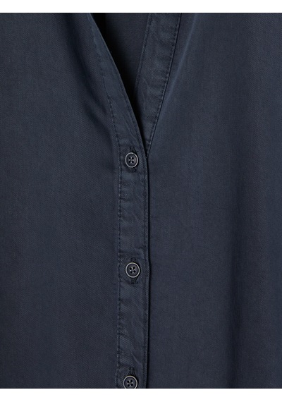 Lcw Vision Lacivert Oversize Kadın Jean Gömlek