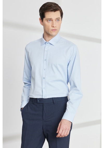 AC&Co / Altınyıldız Classics Erkek Acık Mavı Slim Fit Dar Kesim Klasik Yaka Pamuklu Armürlü Gömlek Acık Mavı Açık Mavi AC&Co / Altınyıldız Classics Erkek Acık Mavı Slim Fit Dar Kesim Klasik Yaka Pamuklu Armürlü Gömlek Acık Mavı Açık Mavi