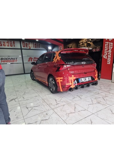 İ20 2022... Arka Tampon Eki-----fibersan Tuning