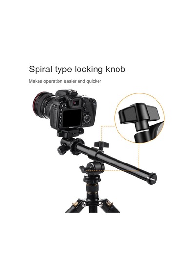 K&F Concept Çok Açılı Dönebilen Tripod Merkez Kolu