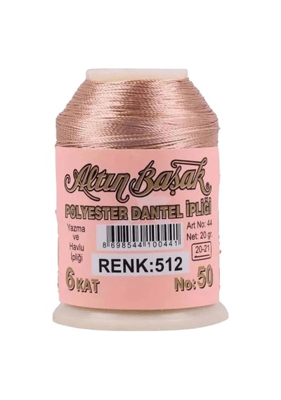 Jenerik 3 Adet Altınbaşak Oya Ve Dantel İpi 20 Gr - Royaleks - No: 512