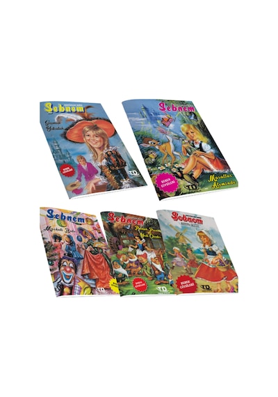 Şebnem Kostümler Serisi Kes-yapıştır Bebek Giydirme 5 Kitap