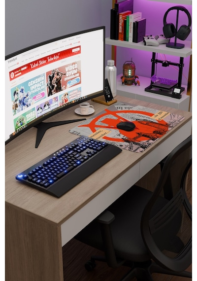 V For Vendetta 2 V3 48x40 Xl Gaming Kauçuk Kaymaz Taban Mouse Pad Fare Altlığı