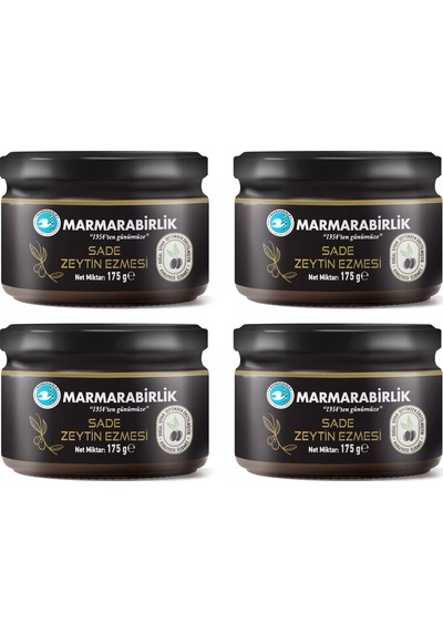 Marmarabirlik Zeytin Ezmesi 175 Gr Sade X 4 Adet