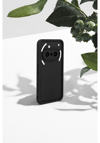 Nothing Phone 3a Uyumlu Kamera Çıkıntılı Mat Silikon Telefon Kılıfı