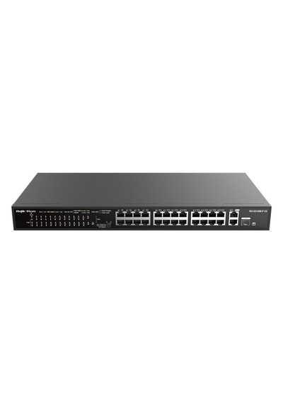 Ruıjıe Reyee Rg-es126s-p V2 24 Port 10/100+2x1gb Sfp Uplınk 370w Poe Rackmount Swıtch Bbz