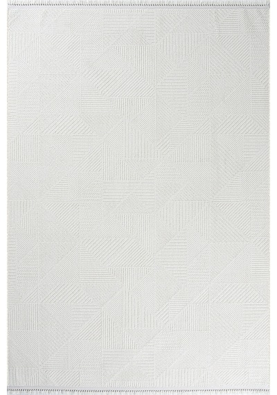 Hoom Rugs Piana 1114 Beyaz İskandinav Halı Beyaz