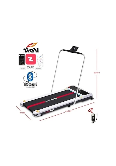Voit Powerfit Koşu Bandı Uzaktan Kumandalı Led Işıklı 12km Hız Bluetooth Uygulama Destekli