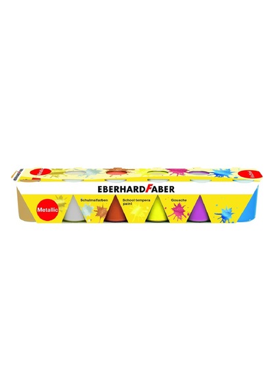 Eberhard Okul Tempera Boyası Metalik 6x25 Ml Çok Renkli