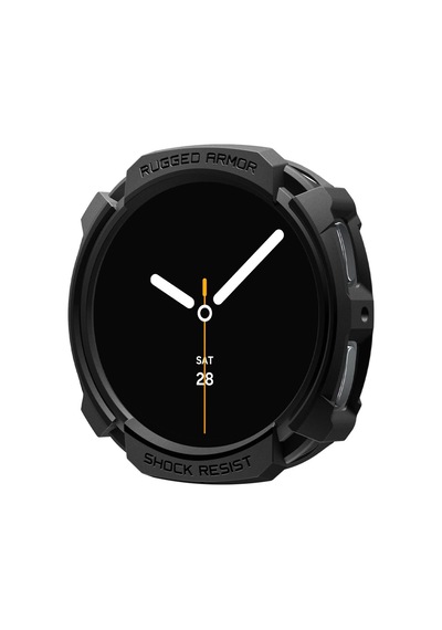 Galaxy Watch 9/8 40mm İle Uyumlu Kılıf Rugged Armor Matte Black - Acs10004 Çok Renkli