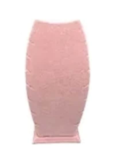 Yerli Üretim Dubai Model Süet Kumaş Pembe Renk 18/9 Cm Kolye - Zincir Ayaklı Stand Çok Renkli