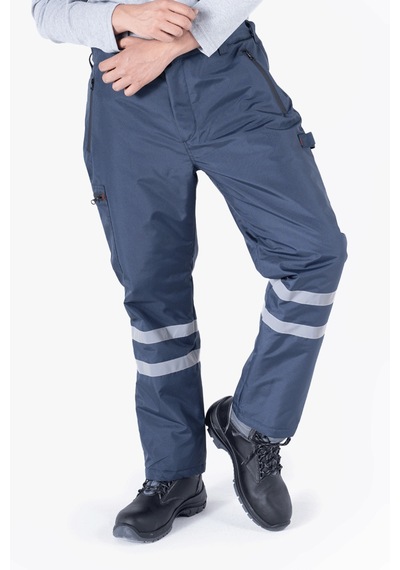 Çift Reflektörlü Su Geçirmez Pantolon Lacivert