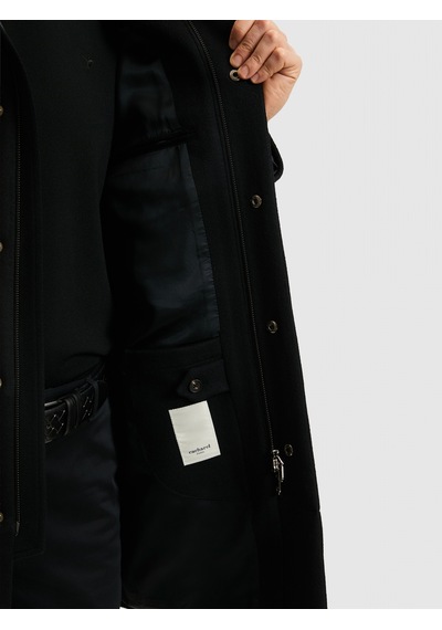 Cacharel Siyah Slim Fit Palto