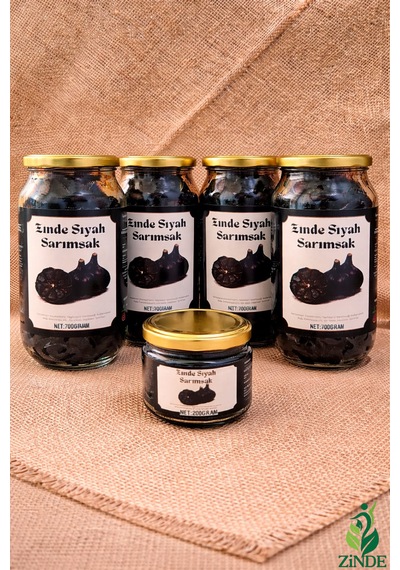 Siyah Sarımsak Black Garlıc 3 Kg Beşli Paket Soyulmuş Diş