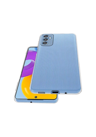 Noktaks - Samsung Galaxy M52 Uyumlu - Kılıf Şeffaf Soft Slim Fitt Süper Silikon Kapak - Şeffaf