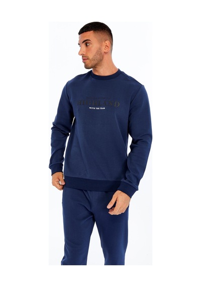 AR-MA Arma Erkek Slim Fit Scuba Interlok Bisiklet Yaka Yazı Baskılı Sweatshirt K30124685002 İndigo-i1 AR-MA Arma Erkek Slim Fit Scuba Interlok Bisiklet Yaka Yazı Baskılı Sweatshirt K30124685002 İndigo-i1