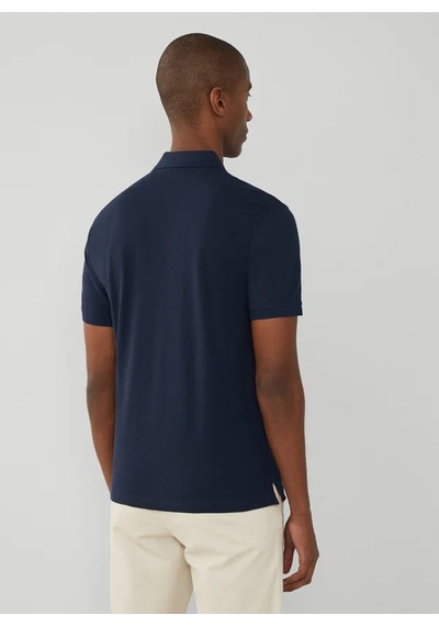 Hackett Lacivert Erkek %100 Pamuk Slim Fit Polo T-shirt Hm562363