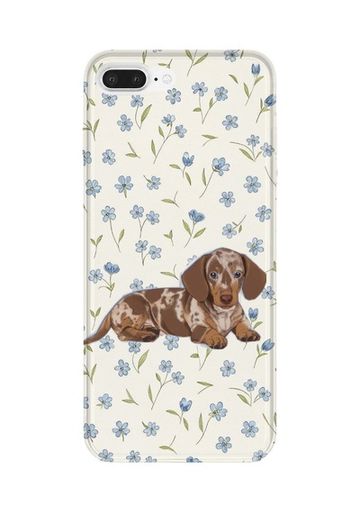 İphone 6 Plus Uyumlu Baskılı Şeffaf Telefon Kılıfı Koleksiyon: Dog Lover 8