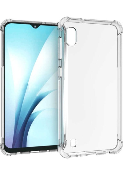 Galaxy A10 Kılıf Zore Nitro Anti Shock Silikon Renksiz