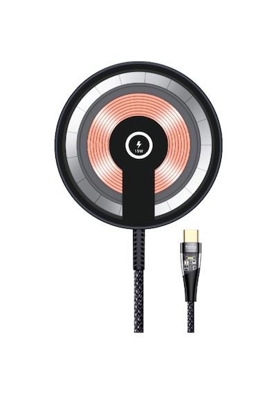 Totu Cacw-063 Super Fast Magsafe Özelikli 15 W Araç İçi Kablosuz Telefon Tutucu